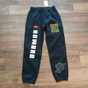 Nike Air Jordan Sweatpants‎ Womens Small Black Howard University Joggers HJ6636